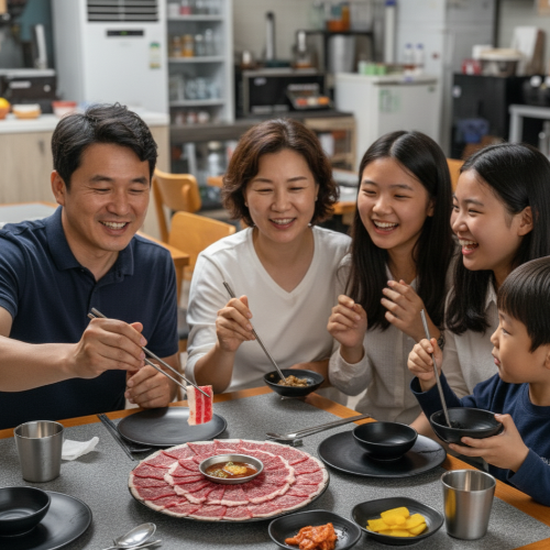 온가족 차돌사시미