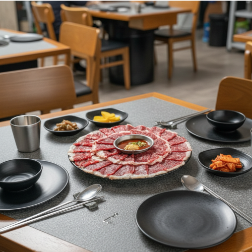 차돌사시미 한상